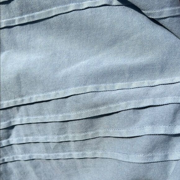 7 Seven for All Mankind Women's Light Blue V-Neck Dress M - Picture 7 of 16